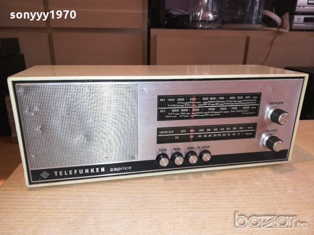 telefunken caprice 101 retro receiver-germany-внос швеицария, снимка 6 - Ресийвъри, усилватели, смесителни пултове - 20288078