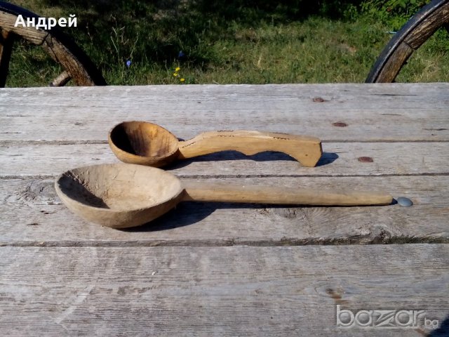 Старинна Дървена лъжица,лъжици