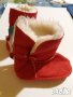 Дет.пантофи-ботушки-/велур/,цвят-цикламен. Закупени от Италия., снимка 1 - Бебешки обувки - 23493918
