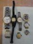 Лот от 8 бр. позлатени ръчни съветски часовника, снимка 1