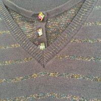 Дизайнерска много красива блуза, снимка 3 - Блузи с дълъг ръкав и пуловери - 23708285