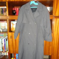 сив зимен шлифер, снимка 1 - Палта, манта - 22981901