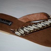 Hot Lava - Уникални дамски чехли - сандали / номер 40, снимка 8 - Чехли - 21999587