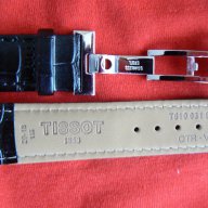 Кожени черни каишки Tissot 20мм., снимка 11 - Каишки за часовници - 17558246