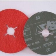 Фибър и Велкро дискове за шлайфане на INOX / Неръждаема стомана, снимка 1 - Резервни части за машини - 11734586