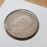 2 лева 1894 година сребърна монета, снимка 5 - Нумизматика и бонистика - 25008518
