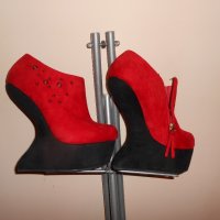 Дамски червени обувки на платформа Gabriela Juliani в Ежедневни обувки в  гр. София - ID20509800 — Bazar.bg