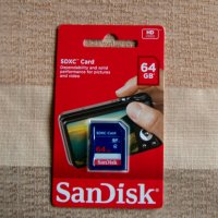 Карта памет SanDisk SDXC 64GB, снимка 1 - Карти памет - 20548515