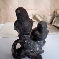 стара солница арт деко-врабчета, снимка 1 - Антикварни и старинни предмети - 22977626