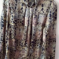 Сатенена блуза, размер М, снимка 1 - Блузи с дълъг ръкав и пуловери - 17492682
