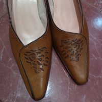 Намалени Обувки MIMAPIES естествена кожа, снимка 6 - Дамски обувки на ток - 22798696