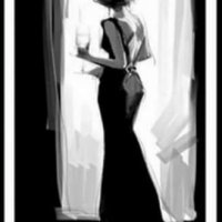 Диамантен гоблен"Мадама в черна рокля", снимка 1 - Гоблени - 25028971