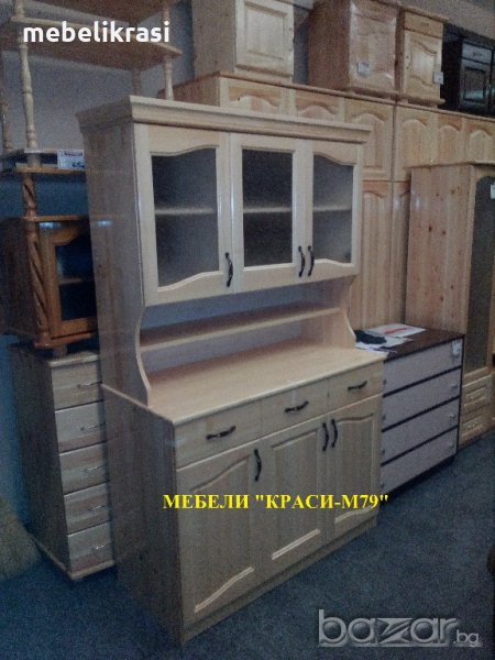 Бюфет тройка-масив.Наличен!, снимка 1