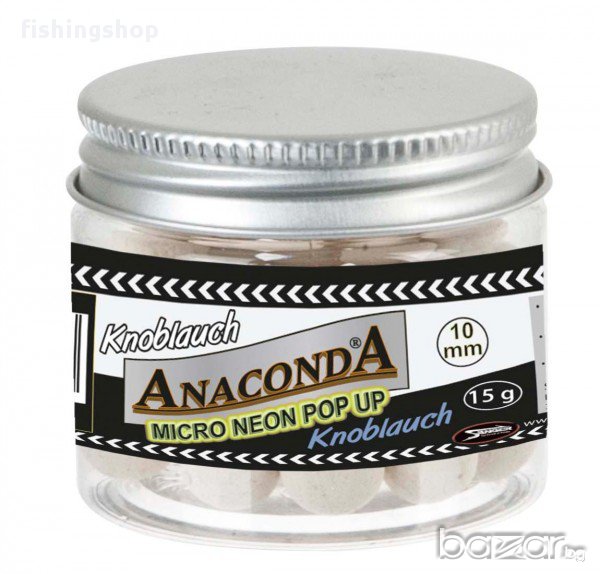 Anaconda Mirco Baits Neon Pop Up 10mm 15g, снимка 1