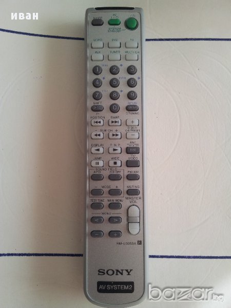 Дистанционно Sony - Rm - U 305 Sa, снимка 1