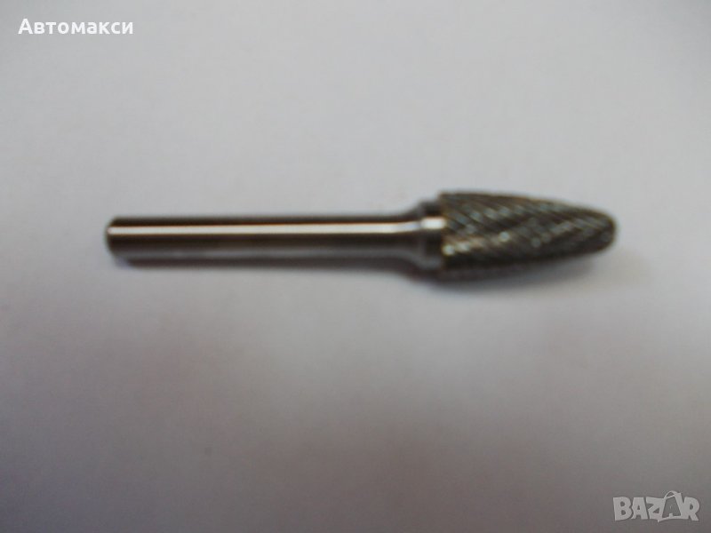 Карбидни фрезери за шлайфане на метал F 10Х20 цанга 6 мм., снимка 1