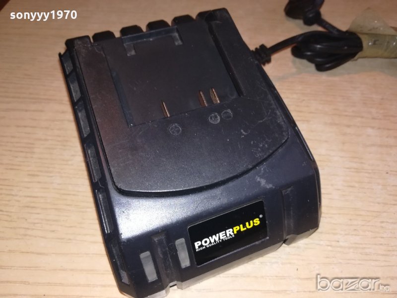 powerplus 18v/1.3amp-battery charger-made in belgium, снимка 1