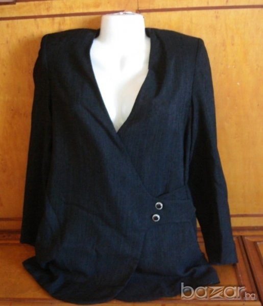 Черно стилно дамско сако,N 42 , снимка 1