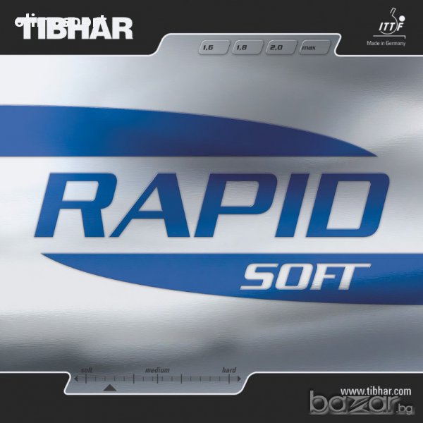 гуми за тенис на маса Tibhar RAPID SOFT нови, снимка 1