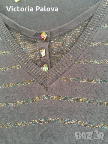 Дизайнерска много красива блуза, снимка 3 - Блузи с дълъг ръкав и пуловери - 23708285