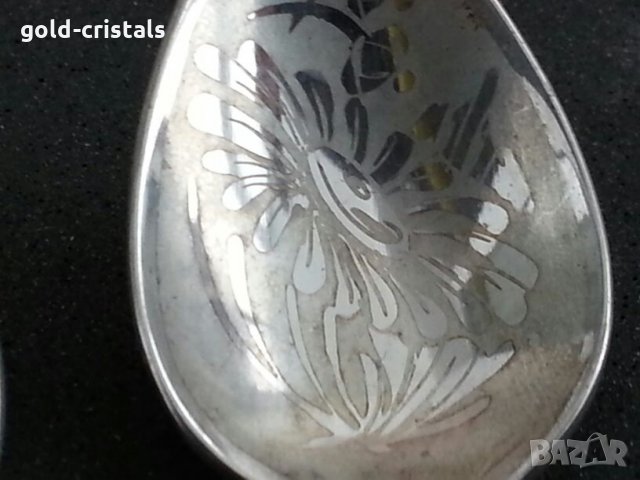 изключително редки руски прибори за хранене лъжички лъжици вилици ножове , снимка 4 - Антикварни и старинни предмети - 25247236