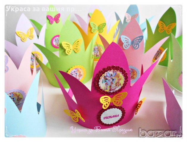 коронки за детски рожден ден на тема Уинкс/Winks, снимка 4 - Други - 20278736