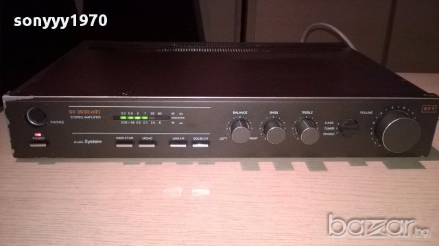 Rft sv 3930 hi-fi stereo amplifier-made in germany-внос швеицария