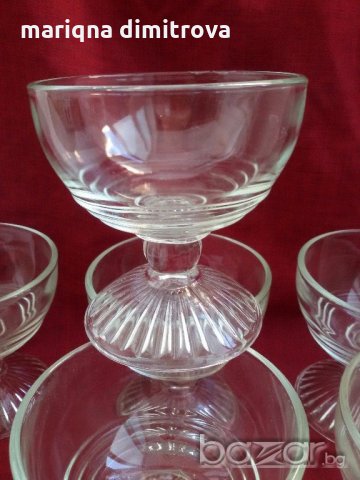 купи чаши  за сладолед   мелба ядки и др , снимка 5 - Антикварни и старинни предмети - 19013581