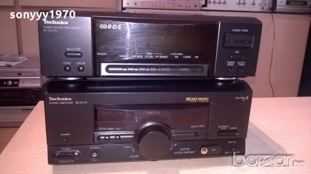 technics amplifier+tuner/processor-внос швеицария
