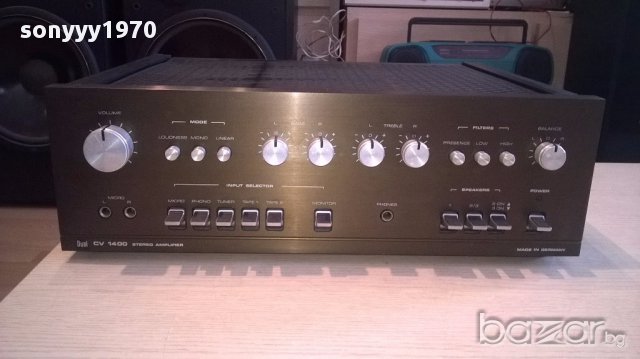 Dual cv1400 amplifier germany-внос швеицария, снимка 2 - Ресийвъри, усилватели, смесителни пултове - 14351800