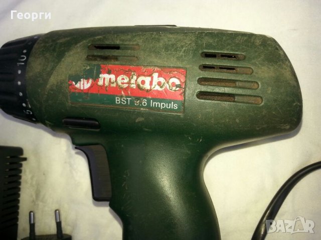 Акум. винтоверт Metabo 9,6V, снимка 3 - Винтоверти - 22597480