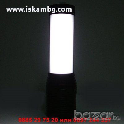 Мощен Q5 LED фенер с аварийни светлини, снимка 13 - Други - 12392058