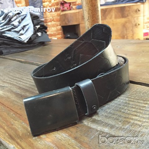 унисекс кожен колан G-Star JACOR Belt, оригинал , снимка 1