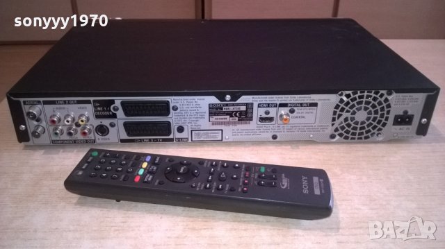sony rdr dvd recorder-hdd/usb/hdmi-внос швеицария, снимка 15 - Плейъри, домашно кино, прожектори - 24544772