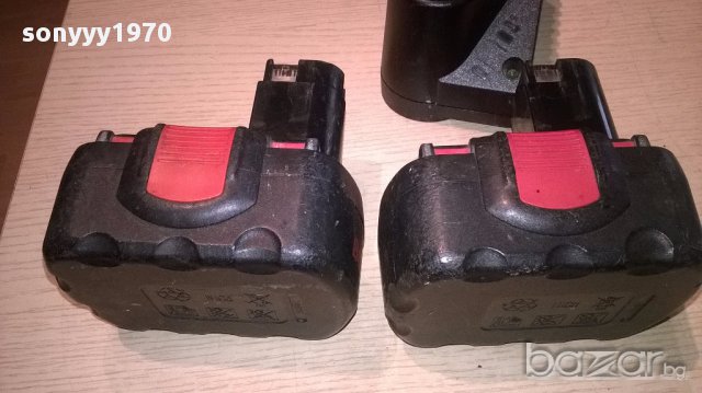 Bosch зарядно с 2 батерии-внос швеицария, снимка 7 - Други инструменти - 15179896