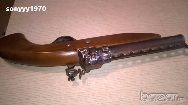 АНТИКА-Пищов-запалка-ретро колекция-40х15см-внос швеицария, снимка 9 - Антикварни и старинни предмети - 18136968