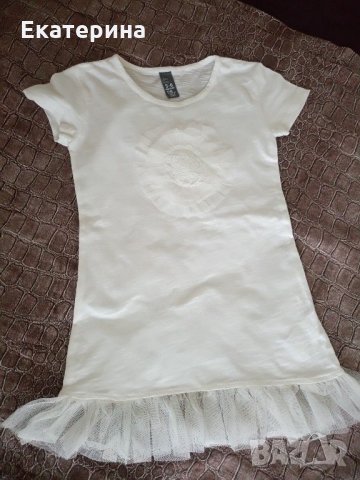 Бяла туника, блуза 
