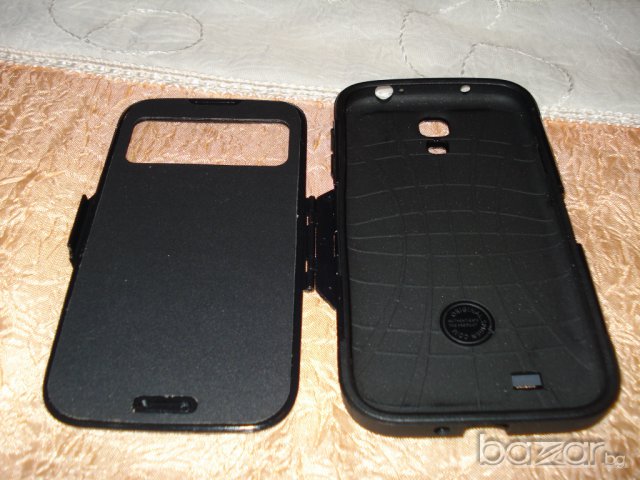 Луксозни калъфи Sgp Slim Armor тип тефтер S-view за Samsung S4 , снимка 15 - Калъфи, кейсове - 6368677