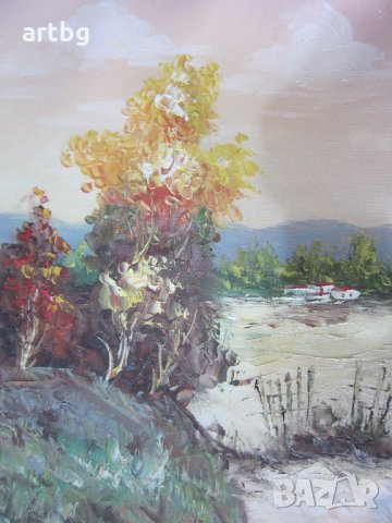 Автентична картина "Пейзаж", снимка 3 - Картини - 24697849