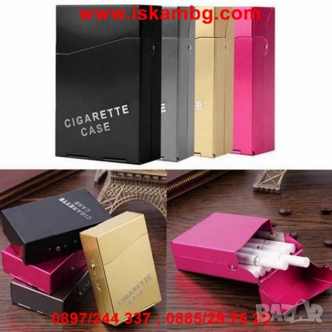 Алуминиева кутия за 80-84мм. цигари, снимка 1 - Електронни цигари - 26113142