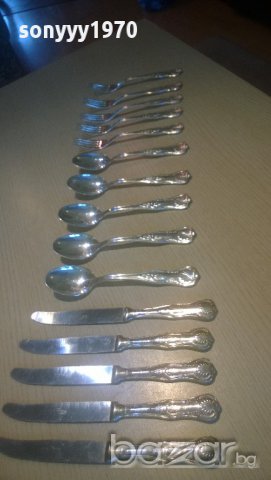 ПОРЪчАНИ-сребристи прибори за хранене или колекция-15 броя-внос швеицария, снимка 10 - Антикварни и старинни предмети - 8498293