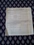 Старинна бланка,таблица застраховане, снимка 1