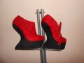 Дамски  червени обувки на платформа Gabriela Juliani, снимка 1 - Ежедневни обувки - 20509800