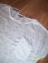 нова бяла лятна блузка с дантелен прозрачен гръб на sity life-размер-л-хл , снимка 12