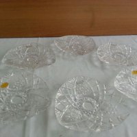 кристални чинии полски кристал Виолета , снимка 1 - Антикварни и старинни предмети - 23521424