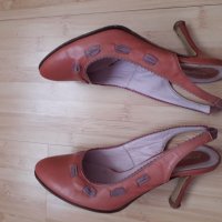 Дамски кожени летни обувки Размер 35-36, снимка 5 - Дамски ежедневни обувки - 25979348