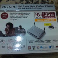 Belkin hi-speed wireless G router, снимка 1 - Рутери - 23387332