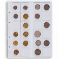 Резервни листи за албуми OPTIMA за монети - всички размери , снимка 7 - Нумизматика и бонистика - 24178458