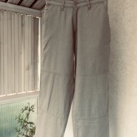 Модерен нов панталон лен и памук B BATISTINI, снимка 5 - Панталони - 25354539