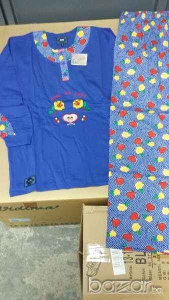 Пижама луксозен комплект с бродерии 2, снимка 1